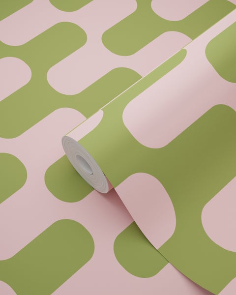 Tapetenrolle mit grafischem Muster für die Wandgestaltung