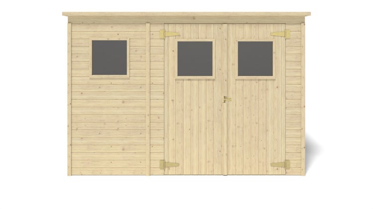 Gartenhaus, Gerätehaus 4,86m2 - 2,70x1,80m