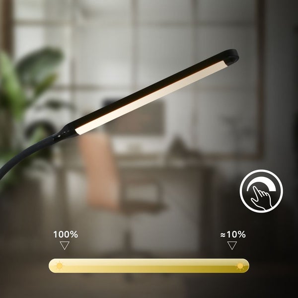 LED Stehlampe LED Stehleuchte Standleuchte Dimmbar Touch Warmweiß Schwenkbar