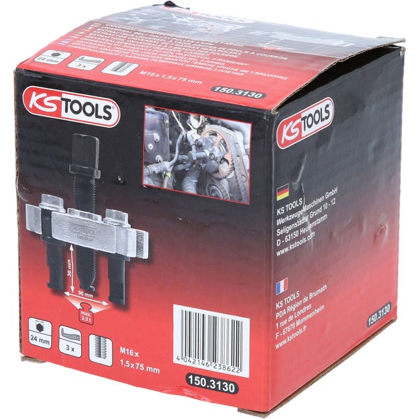 KS TOOLS Universal-Riemenscheiben-Abzieher 3-armig 70 mm - 150.3130