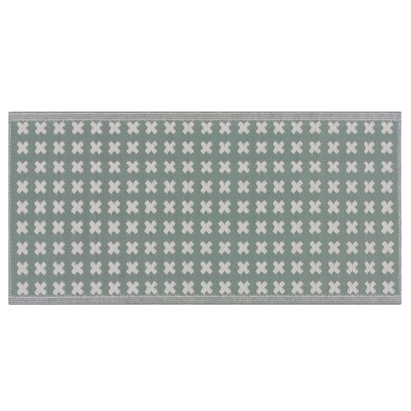 Outdoorteppich ROHTAK Hellgrün 90 x 180 cm