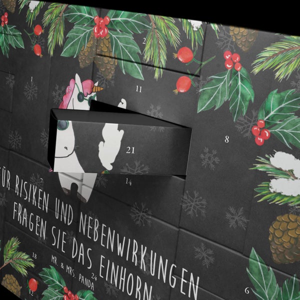 Mr. & Mrs. Panda Befüllbarer Adventskalender Einhorn Woodstock - Schwarz