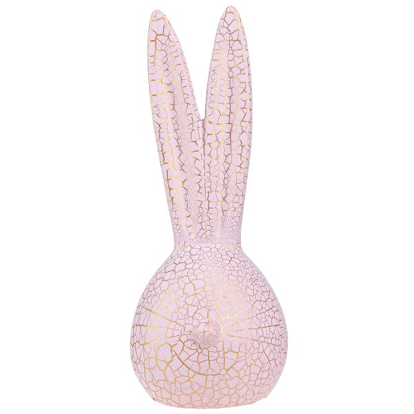 Dekorative Hasenfigur mit Rissmuster