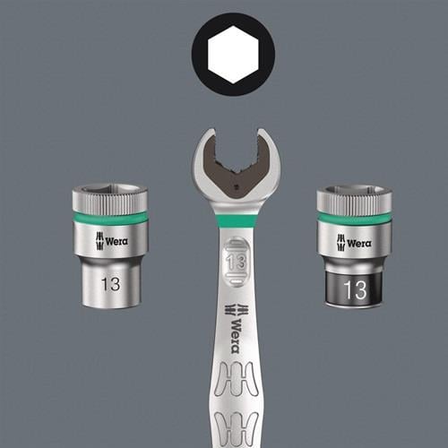 Wera Steckschlüsseleinsatz 8740 A HF 1/4 SW 6 mm Länge 100 mm - 5003338001