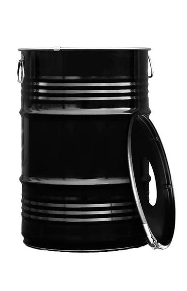 PROREGAL Robuste Abfalltonne Mit Einwurf Öffnung 60 Liter HxBxT 58 x 40 x 40 cm Metall Schwarz