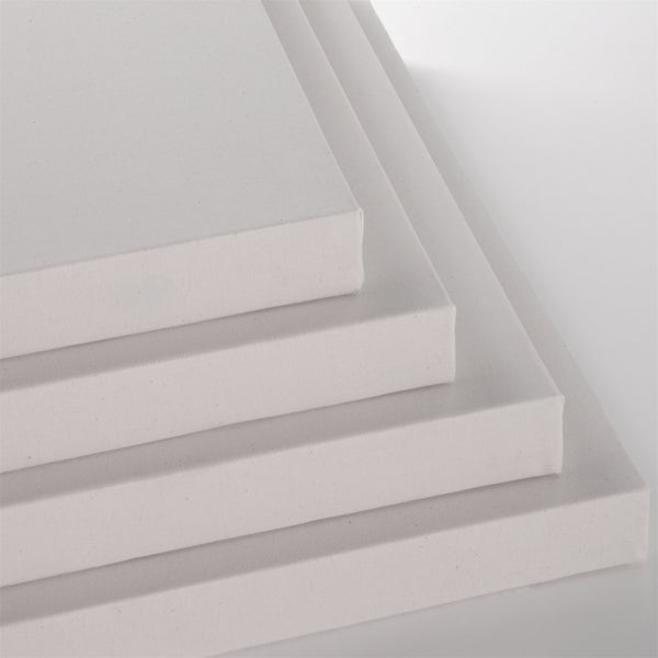 Leinwand  extra DEEP 4er Set 70x70 cm (LxB) hoher Keilrahmen weiß