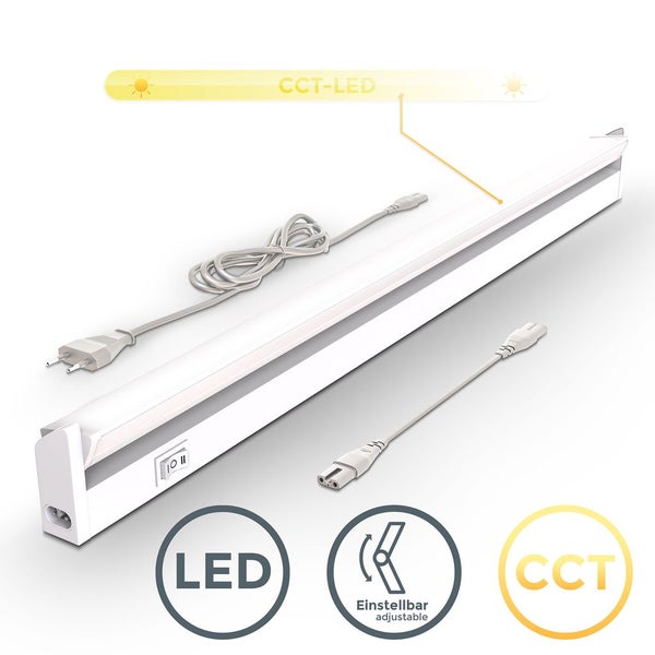 Unterbauleuchte - 6,8W, 740lm, LED, Stecker, erweiterbar, CCT, weiß