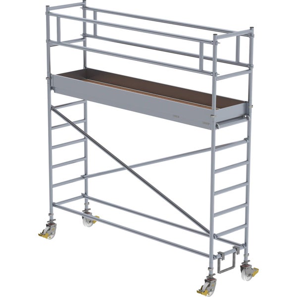 Rollgerüst mit Arbeitswanne