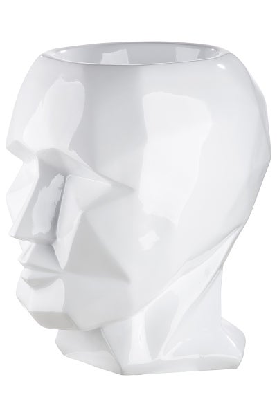 Blumentopf in Kopf Form