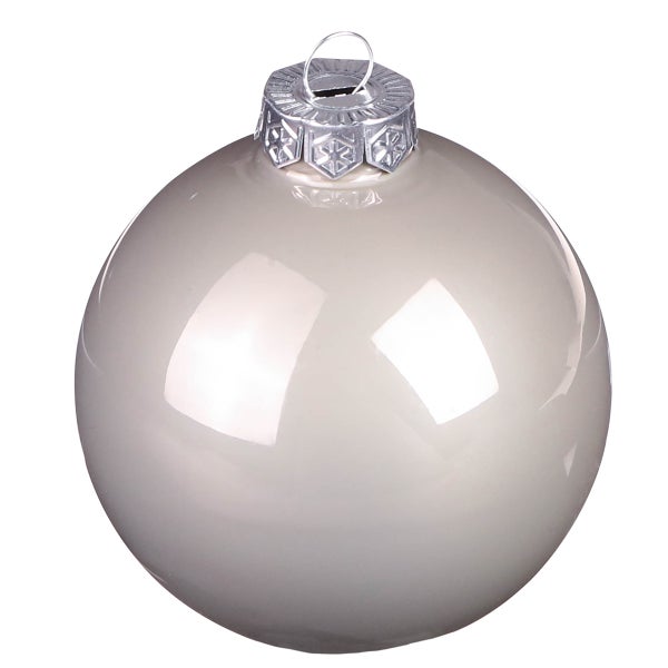 Christbaumkugel aus Glas mit Aufhänger