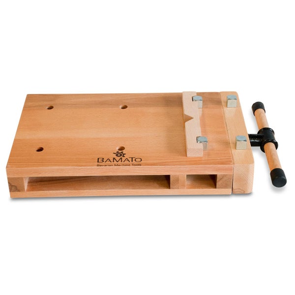 BAMATO Hobelbank aus Holz mit Schraubzwinge