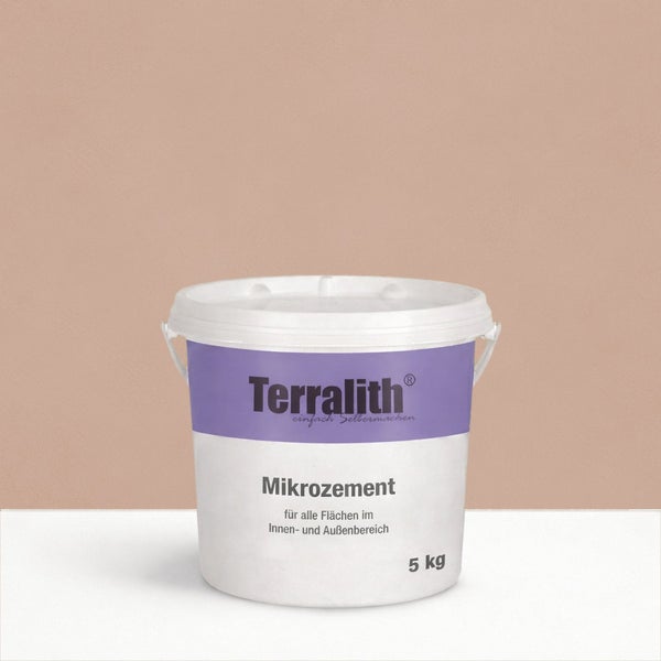 Terralith Mikrozeement für den Innen- und Außenbereich, 5 Kilogramm