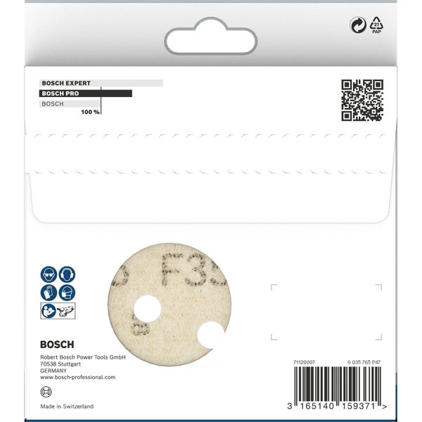 Schleifpapier mit Körnung P240 und Lochung