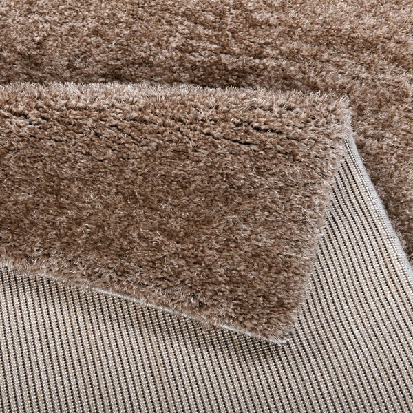 Home Deluxe Hochflorteppich SOFI - Braun,  110 x 60 cm