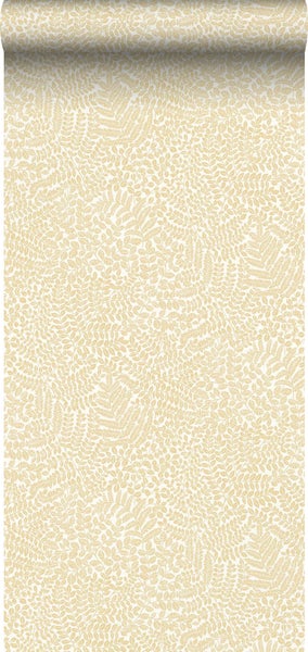 Borastapeter Tapete Blätter Gelb - 53 cm x 10.05 m - 661006