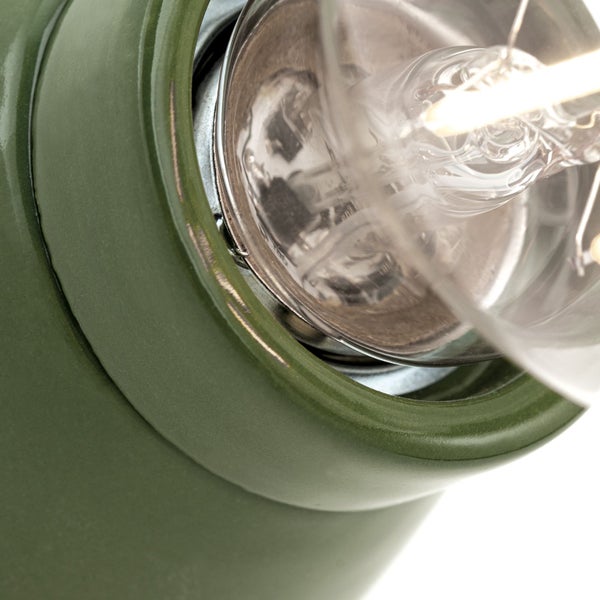 Detailaufnahme einer Fassung für eine Lampe