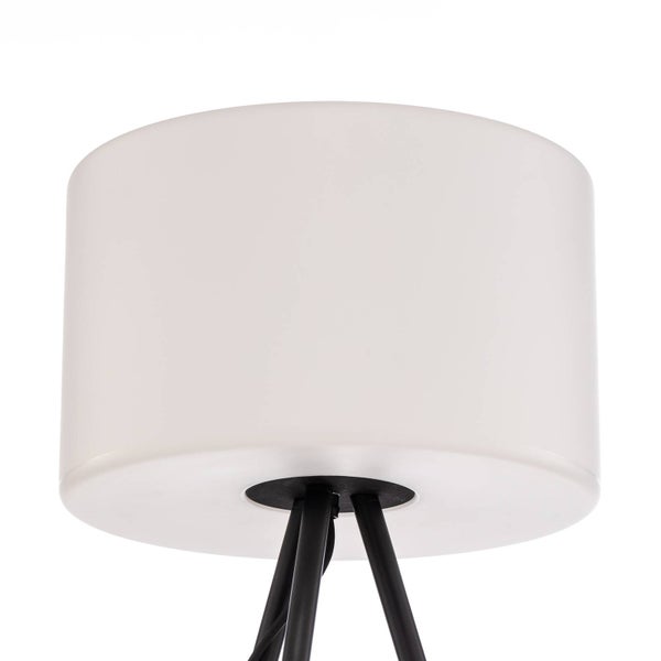 Lucande Dreibein Stehlampe Terrassenlampe, Stehleuchte Terrassenleuchte IP65 Außenleuchte mit Strom 1x E27 ohne Leuchtmittel Gartenlampe Outdoorstehlampe