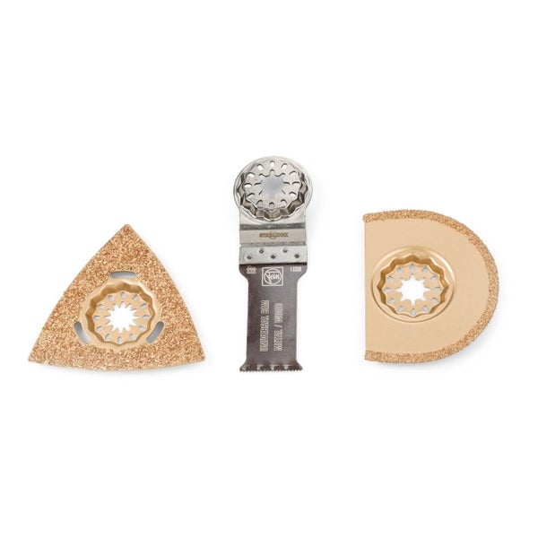 Mehrzwecksägeblätter für oszillierende Werkzeuge im Set