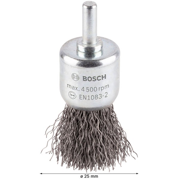 Bosch PRO Metal clean Endbürste 25 x 0,30 mm gerader Schaft - 1609200269