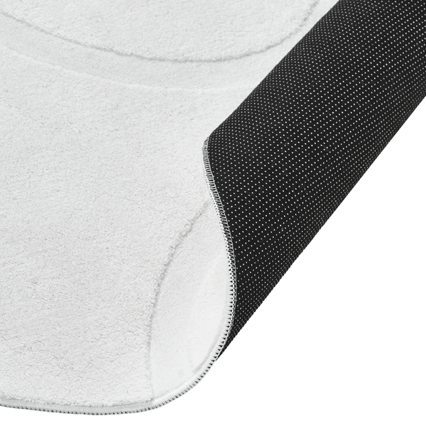 Badvorleger mit rutschfester Unterseite aus Textil