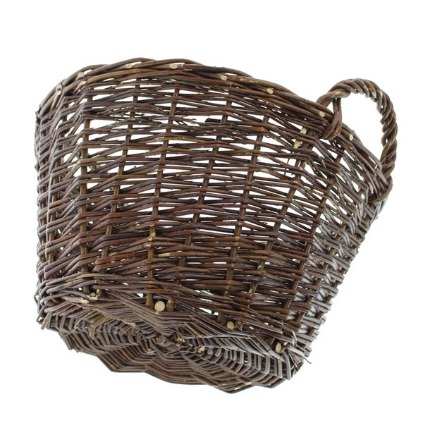 FRANK FLECHTWAREN | Füllkorb Natur, klein, WEIDE, Ø 45 x 26 cm