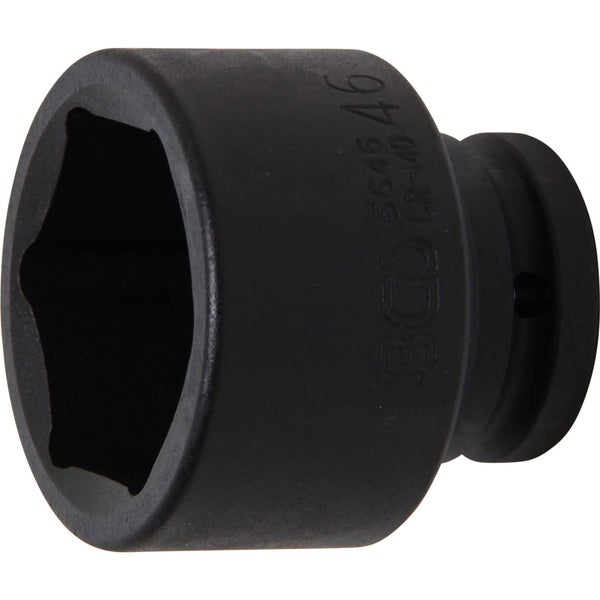 BGS Kraft-Steckschlüssel-Einsatz Sechskant Antrieb Innenvierkant 20 mm (3/4) SW 46 mm - 5646