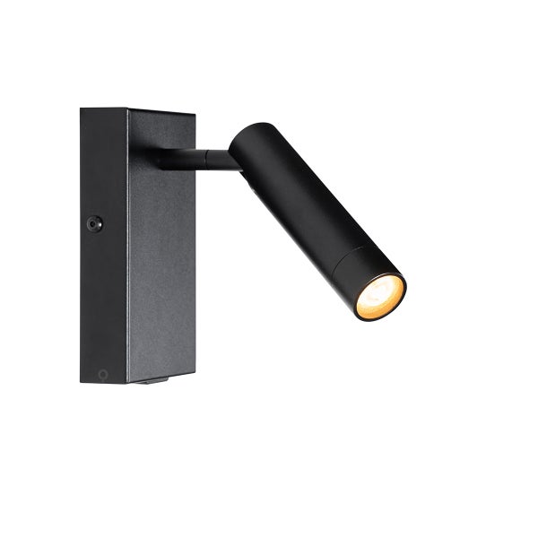 Schwarze LED Wandleuchte für den Innenbereich