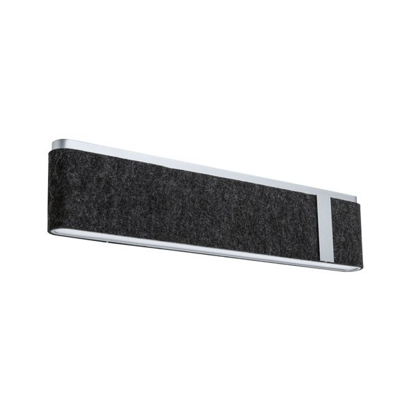 Wandleuchte aus Filz und Metall