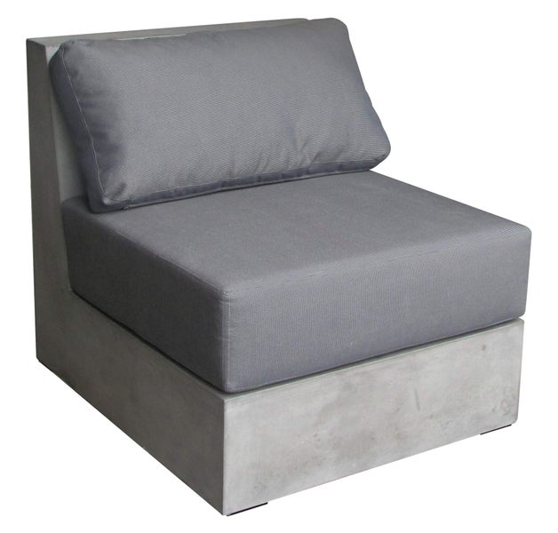 Novum Lounge Beton Sitzgruppe 3 teilig