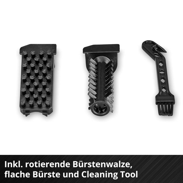 Reinigungsset bestehend aus rotierender Bürstenwalze, flacher Bürste und Reinigungswerkzeug mit Haken für Saugroboter Zubehör