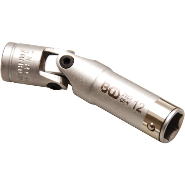 BGS Glühkerzen-Gelenk-Einsatz Sechskant Antrieb Innenvierkant 10 mm (3/8) SW 12 mm - 2983