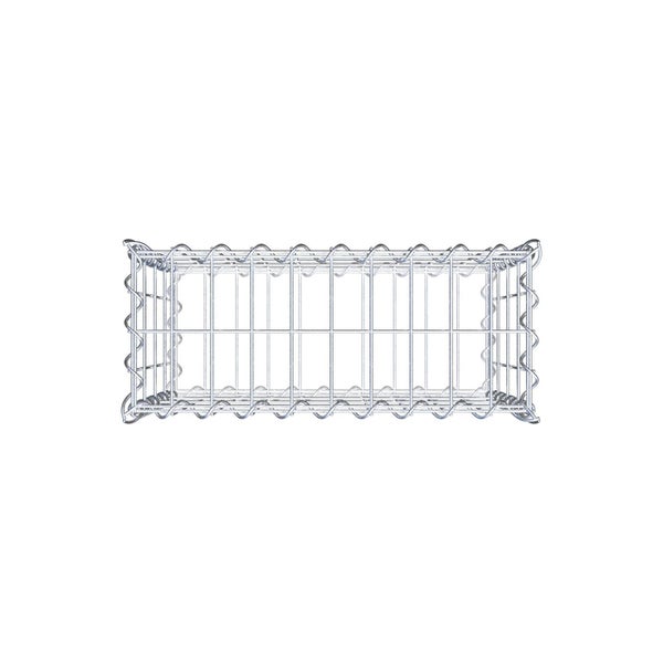 Gabione 50 cm x 40 cm x 20 cm (L x H x T), Maschenweite 5 cm x 10 cm, Spirale