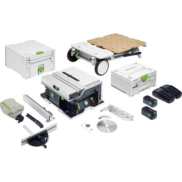 Festool CSC SYS 50 EBI-Basic Akku-Tischkreissäge mit Zubehör
