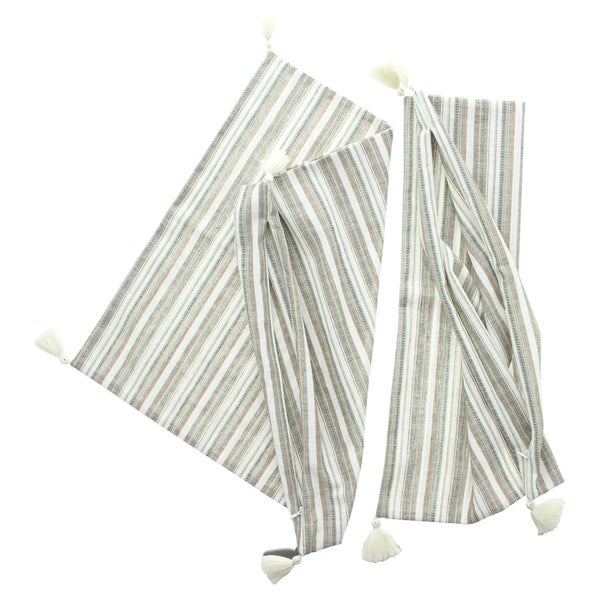 FRANK FLECHTWAREN | Kissenhülle Salvador, 2er Set, POLYESTER, BAUMWOLLE, LEINEN, 30 x 50 cm, 45 x 45 cm