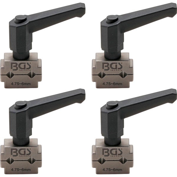 BGS Bremsleitungsklemmen-Satz 4,75 mm (3/16) 4tlg. - 9533-1