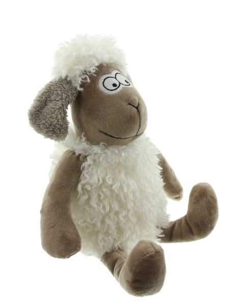 FRANK FLECHTWAREN | Türstopper Schaf, POLYESTER, Höhe 25 cm, Gewicht ca. 1 kg