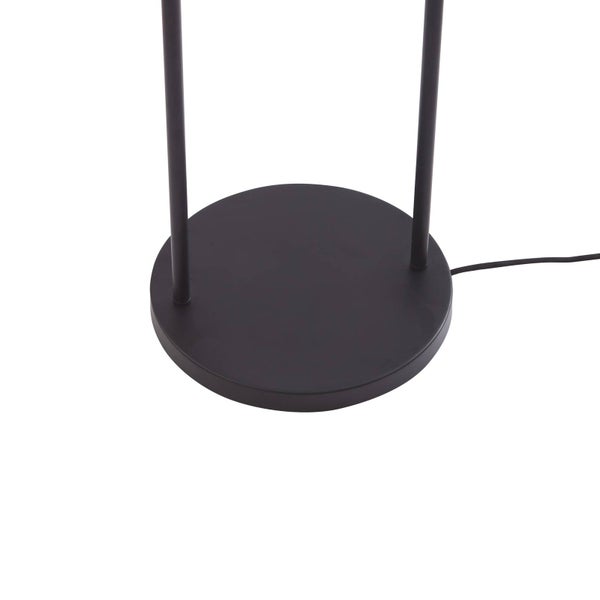 Lindby Stehlampe Tsomo (Skandinavisch) in Schwarz aus Textil (1 flammig, E27) - Stehleuchte Standleuchte Floor Lamp Wohnzimmerlampe Wohnzimmerleuchte