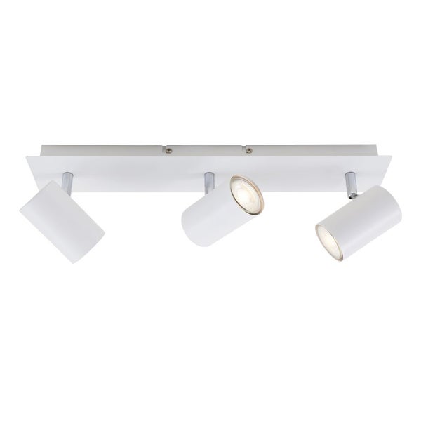 Deckenleuchte Spotleuchte Schwenkbar 3xGU10 40W weiß IP20 Metall Briloner