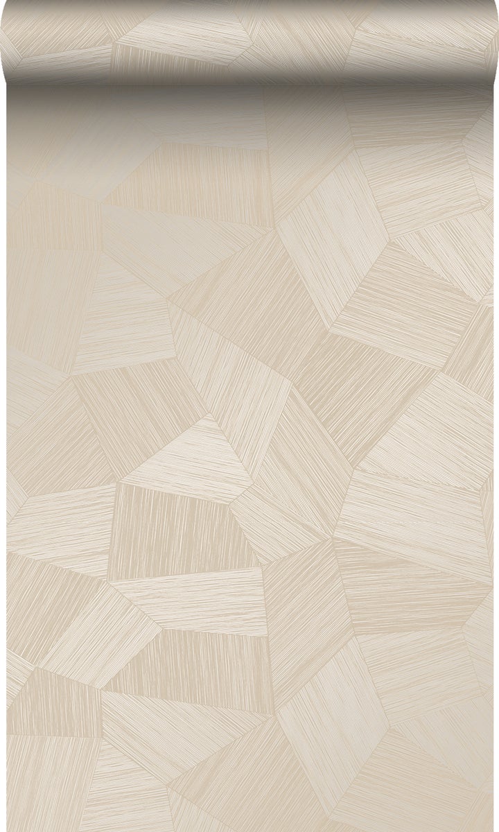 Origin Wallcoverings Tapete 3D-Muster Sandbraun - 0.53 x 10.05 m - 347986