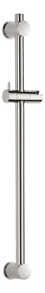 Calmwaters® Brausestange in chrom, 70 cm Länge, 25 mm, aus Metall, Wandstange mit Befestigungsmaterial, 22AG6170