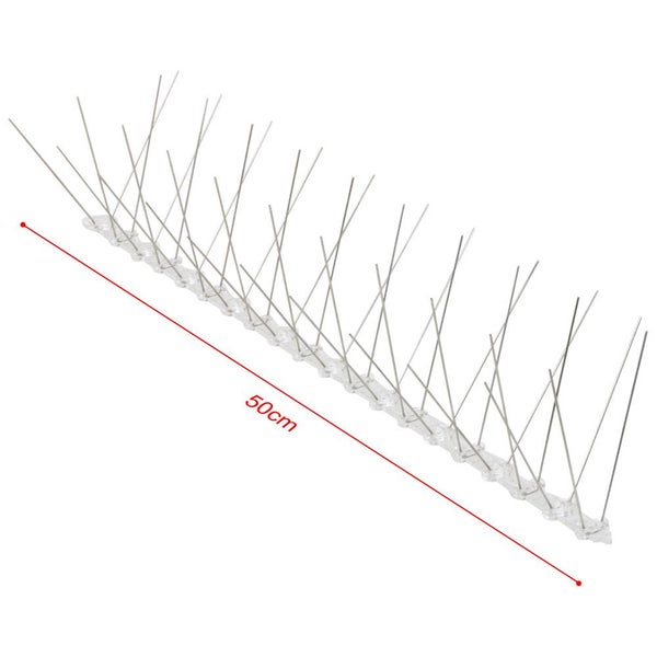 Yaheetech Taubenabwehr Edelstahl Spikes , klar