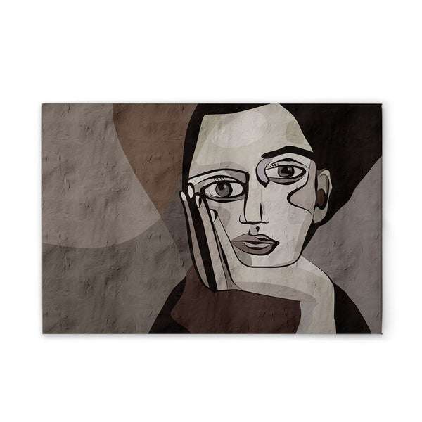 Gemälde mit abstrakter Darstellung eines Gesichts