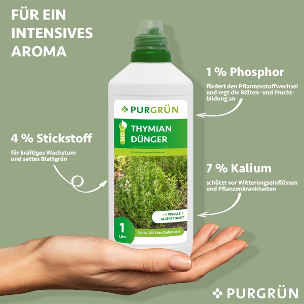 Purgrün Bio-Thymian-Dünger 1 Liter