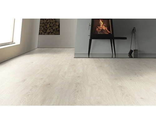 Vinylboden 9.1 Eiche Skagen weiß
