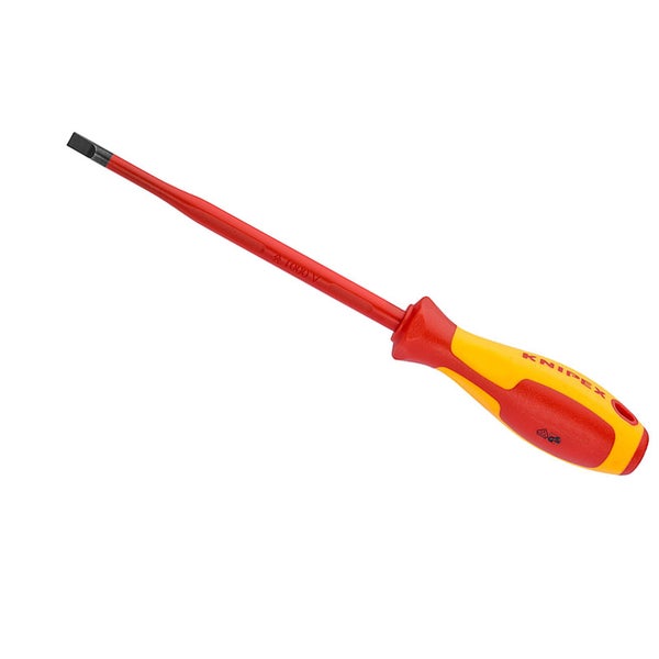 Knipex 1x Schraubendreher (Slim) für Schlitzschrauben - 982040SL