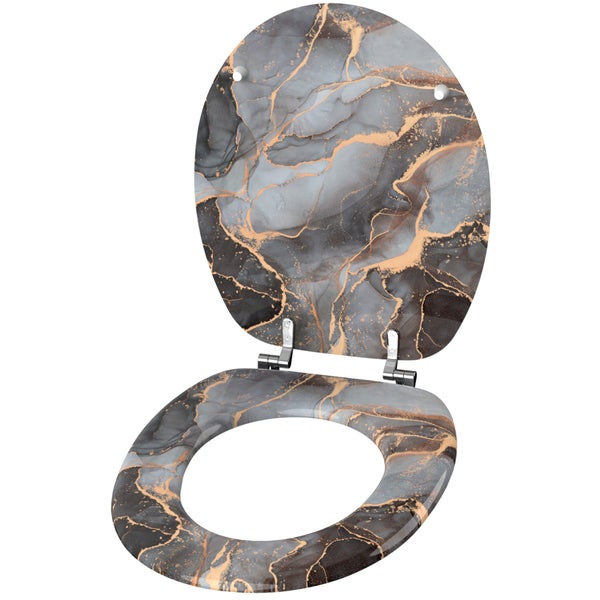 WC-Sitz Marmor Abstrakt