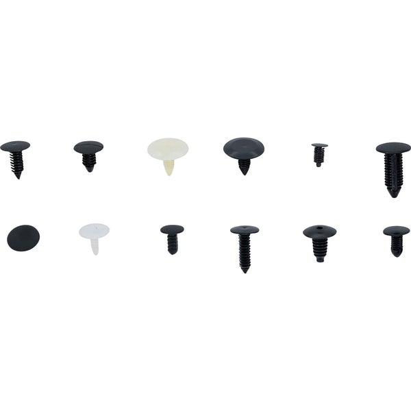 BGS Tannenbaumclip-Sortiment für GM / VW / Chrysler / BMW / Nissan / Ford 340tlg. - 9055