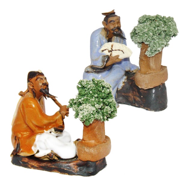 Bonsai Figuren Set - Bonsai Master - 6 verschiedene Figuren