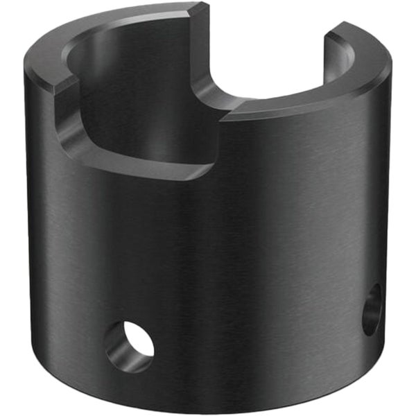 Zylindrisches Metallteil mit Aussparung