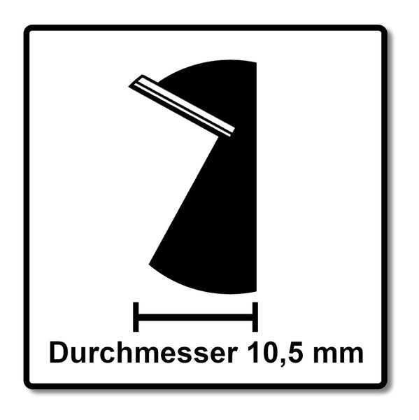 Durchmesser 10,5 Millimeter
